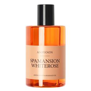 Asoyoon Spamansion系列 身體按摩油 White Rose, 400ml, 1瓶