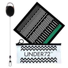 UNDER72 高爾夫球毛巾+伸縮掛繩+收納袋組, T12（毛巾）, 1套