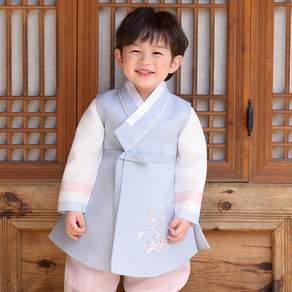 TheyeHanbok 男童款907 Taimin Blue韓服套裝