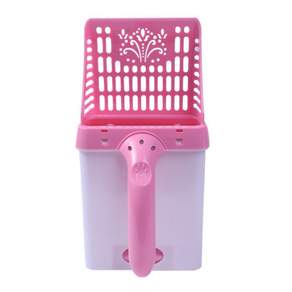 集便盒一體式貓砂鏟, 粉色的