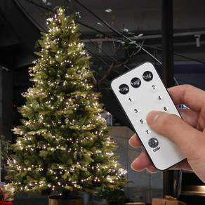 聖誕樹LED燈串 200顆+400顆+轉接器+遙控器, 混色, 1組