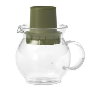 HARIO 茶包專用泡茶壺, 綠色, 300ml, 1個
