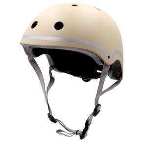 Wheelers 滑板頭盔 WH-90, 米色(頭盔)+隨機發貨(頭盔帶)