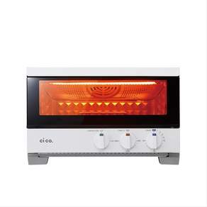 cico 韓國 1 分鐘烤箱烤麵包機電烤箱白色, ST-2A2512(W)