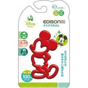 EDISON mama 嬰幼兒趣味潔牙器 3個月以上, 米奇, 1個