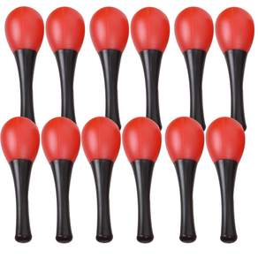 Oz Toys Maracas 樂器玩具 2p x 6 套, 紅色