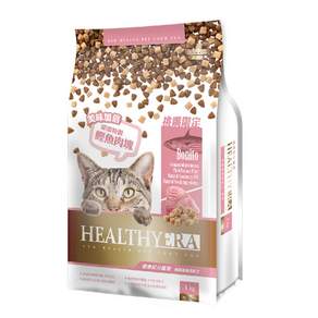 HEALTHYERA 健康紀元 寵食 挑嘴貓專用配方 貓糧, 鰹魚口味, 1kg, 1包