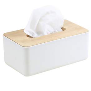 衛生紙收納盒, 白色, 1個