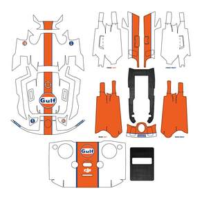 Mavic Air 2S Skin Wrapping貼紙, 塗裝 G 2 號白色, 1套