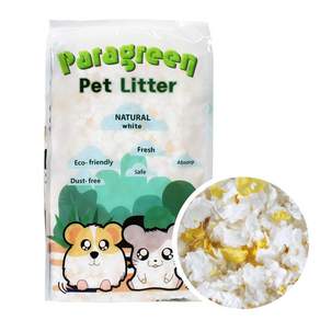 Paragreen Petliter 紙床上用品 黃色, 1個, 600克