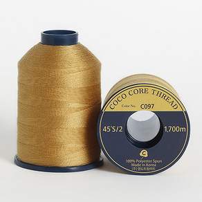 COTTONVILLE Coco Thread 優質縫紉線 45S/2 1700m, C097, 2入