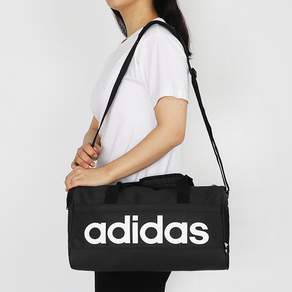 Adidas Gym Bag Linear Duffel XS 號, 黑和白