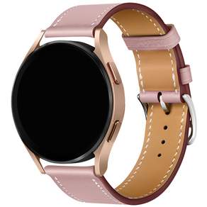 Womens9999 智慧手錶皮革錶帶, 粉色, Galaxy Watch 4/4 Classic/Watch 3/Active 2/1 20mm