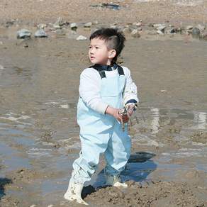 Max Megadine 兒童靴子 兒童靴子 兒童涉水潮灘體驗 Haerujil 靴子, 160, 藍色