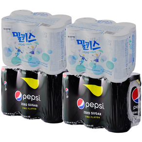 Pepsi 百事可樂 無糖可樂 青檸口味+乳酸蘇打風味飲, 190ml, 24瓶