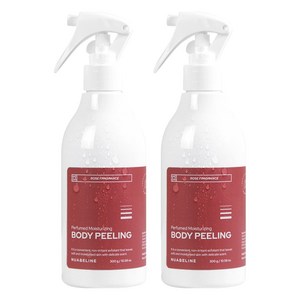 누아벨린 퍼퓸드 촉촉 바디 필링 스크럽 로즈향, 2개, 300g