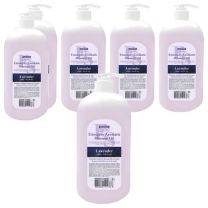 에스테소피 아로마틱 마사지 오일 라벤더, 1000ml, 6개