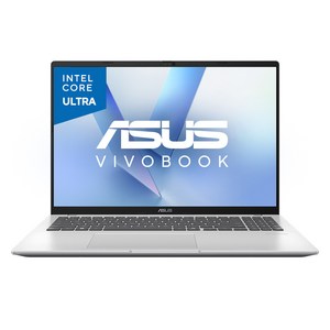 에이수스 2025 비보북 16 코어Ultra5, 쿨실버, 512GB, 16GB, WIN11 Home, X1607CA-MB081W
