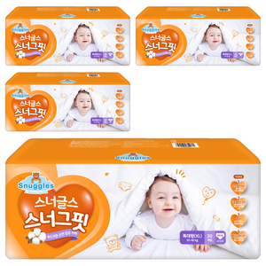 스너글스 스너그핏 팬티형 기저귀 아동공용, 120매, 특대형(XL)