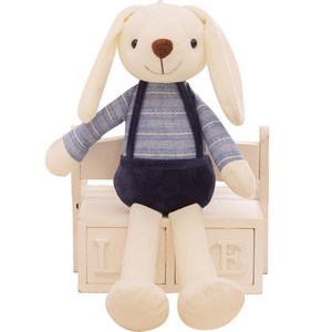 네이처타임즈 귀여운 토끼 봉제인형, 110cm, 네이비, 1개