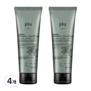 플루 테라피 바디로션 바질 유칼립투스, 200ml, 4개