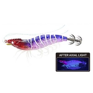 쎈피싱 100mm 리얼 새우 에기 심해 갑오징어 쭈꾸미 쉬림프 스매쉬, 1개, 11g, 100SL_05아우라퍼플새우