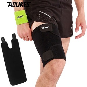 아올라익스 허벅지 햄스트링 보호대 압박 밴드 아대 다리 테이핑 슬리브 7956, 1개