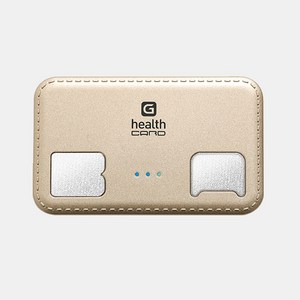 지헬스 카드 휴대용 체지방 측정기 골드 핑크 블루투스 인바디체중계 QSCD-OA