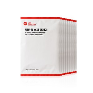 릴리그로서리 맥반석 조미 전장 수제 재래김, 20g, 10개