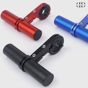 디케이 알루미늄 자전거 확장바 핸들바 10CM 핸들부품 튼튼한거치대 고정, 블랙, 1개