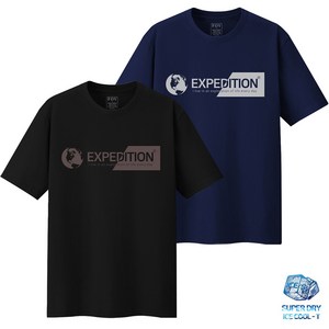 (당일발송)빅사이즈 L~4XL까지 남자 반팔티 데일리 익스페디션 EXPEDITION 남여공용 반팔 티셔츠