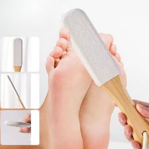 웨젼 발 각질 제거 돌 풋케어 뒤꿈치 굳은살 제거기 화이트, 64g, 1개, 1개입