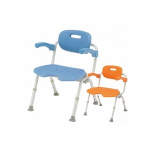복지용구 PN-L4152101D 뉴클리어 원터치 목욕의자, 블루, 감경대상자 6%, 1개