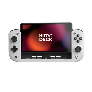 CRKD Nitro Deck 닌텐도 스위치 OLED 화이트, White, 1개, White