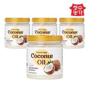 장수농가 코코라이프 엑스트라버진 코코넛오일, 4개, 500ml