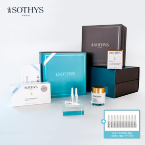 소티스 모이스춰라이징 수분앰플 1.5ml x 90개 (+10개 추가증정) & 벨벳 유스 수분크림 세트, 1개