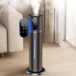 대용량 UV-C 살균 자동습도조절 초음파 가습기 7L, 그레이