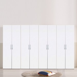 국내제작 직접배송 키높이 프라임 12자 장롱세트 신혼가구 안방가구 드레스룸 옷장 이불장 양복장, 01) 화이트
