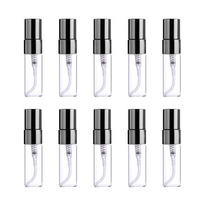 27리빙 간편한 충전 휴대용 향수 공병 5ml, 투명 블랙, 10개