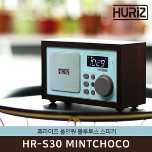 휴라이즈 휴대용 올인원 블루투스 스피커 HR-S30 +리모콘, MintChoco