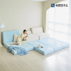 숙면연구소 바른잠 3단 접이식 마약매트리스 6cm 10cm 15cm 원룸 바닥 푹신 탄탄한 수면매트 자취 접는 침대 매트릭스 토퍼