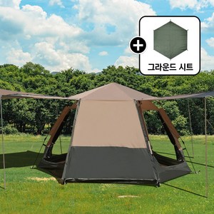 카르닉 뉴에라 원터치텐트 5-6인 투톤 카키베이지, 일반타입(카키오트베이지), 5-6인용 대형+전용시트(딥카키)