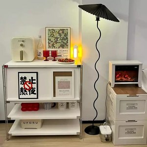 루카프지 북유럽 수납장 틈새 가구 다용도 거실 모듈 모듈가구 베란다 가구 원목 슬라이딩 미니 빈티지가구 이동식장 틈새 낮은, 화이트