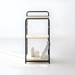 마켓비 OLLSON 선반, 블랙, 3단
