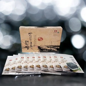 바삭하게 구운 소문난 대천재래 김 전장김 10봉 세트 할아버지 할머니 아기 반찬, 10개, 20g