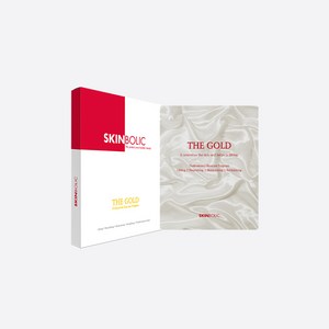 스킨볼릭 더 골드 마스크 25g X 5매 노화방지에 뛰어난 24K순금 함유 리프팅, 1개입, 5개