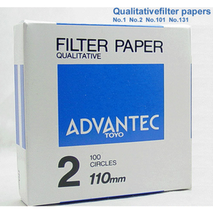 정성여과지 No2 (ADVANTEC) 150mm-185mm 필터 페이퍼 FILTER PAPER qualitive TOYO 어드밴텍