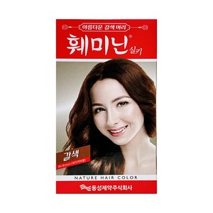 동성제약 훼미닌 실키 염색약 6종, 1개, 84호 갈색