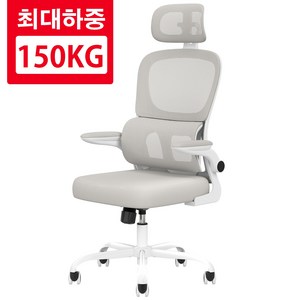 파리니 허리 안아픈 컴퓨터의자 OC025, 아이보리