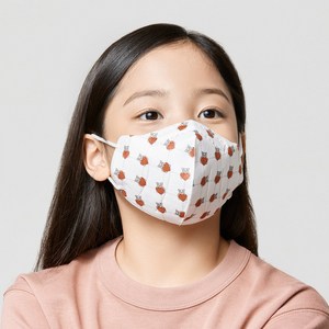 닥터퓨리 KF80 애니멀 하트 새부리형 어린이 아동 황사마스크 소형 100매, 하트 네오쉴드 황사마스크, 1개, 100개입